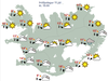 The weather report for 6 pm today.