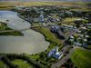 The town of Selfoss in South Iceland.
