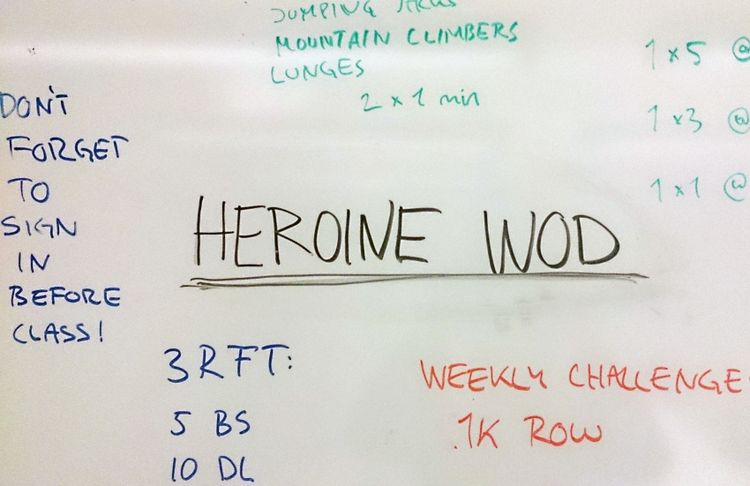 Heroine WOD - Listasýning