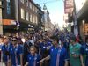 There are many fans of the Icelandic team gathered in Tilburg