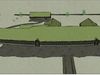 A drawing of a proposed Viking farm which will rise in the area.