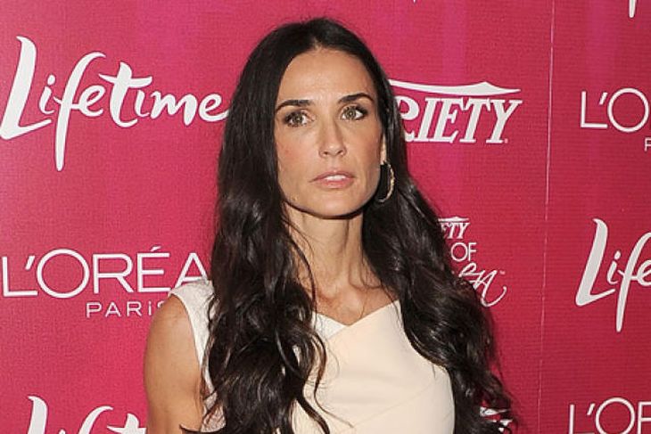 Demi Moore var orðin örmjó þegar hún skráði sig til meðferðar á heilsustofnun í síðasta ...