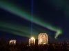 Northern Lights in Reykjavik last night.