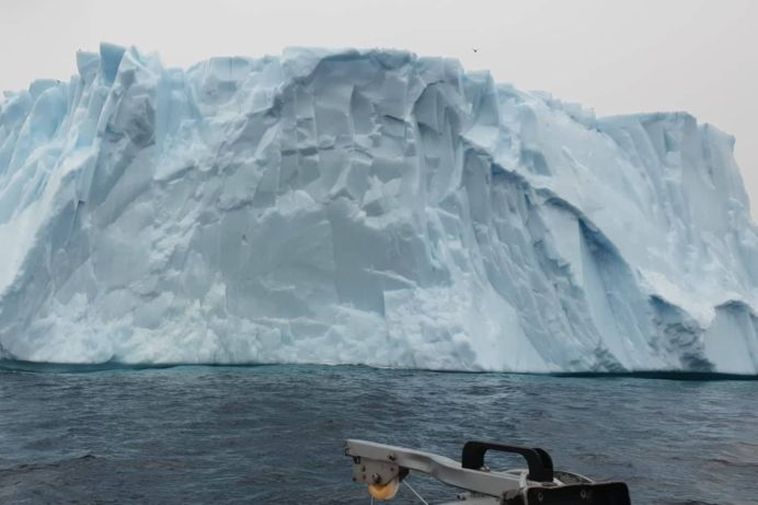 large iceberg north of west fjords