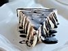 Licorice flavoured cheesecake, now available from MS as a ready-prepared dessert.
