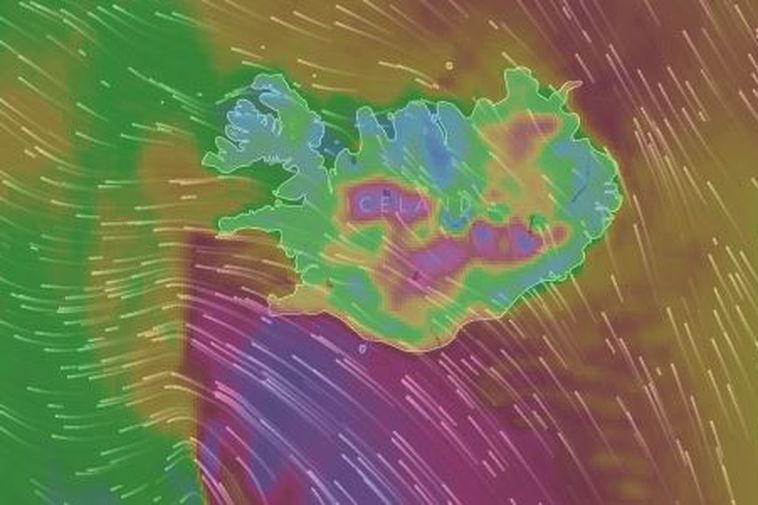 See The Storm Hitting Iceland Live Iceland Monitor