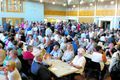 Þéttsetið Salurinn var fullsetinn og skötuilmur fyllti húsið.