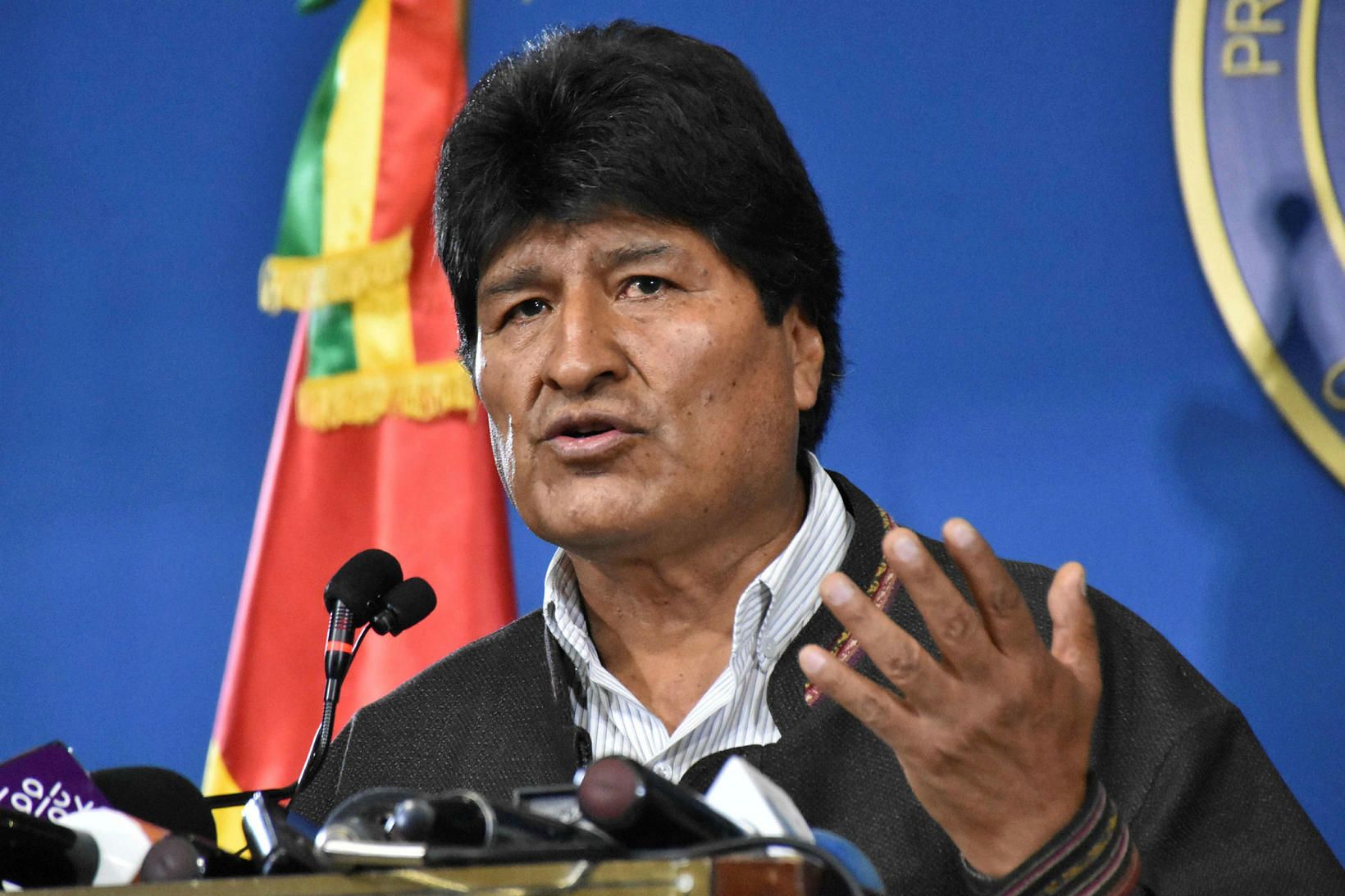 Evo Morales, sem verið hefur forseti Bólivíu síðan 2006, hefur …