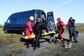 Við Þingvallavatn Tvö leitarsvæði í vatninu voru könnuð í gær með kafbáti frá Teledyne Gavia. Hann er búinn sónartækjum og öflugri myndavél.