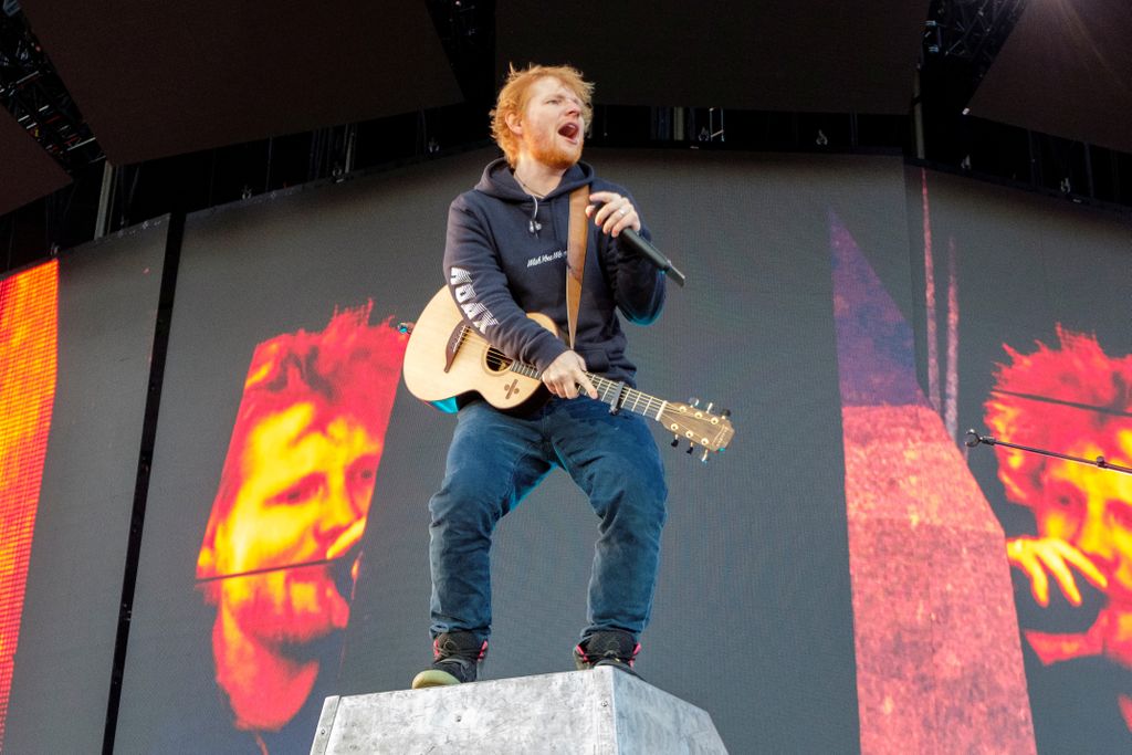 Orkubolti Ed Sheeran hljóp og hoppaði um sviðið á Laugardalsvelli.