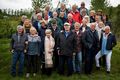 Krakkarnir á Holtinu Um 40 til 50 manns mættu í garðveisluna, en sumir þeirra komu seinna en aðrir.