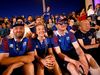 Icelandic fans at the Croatia versus Argentina match yesterday.