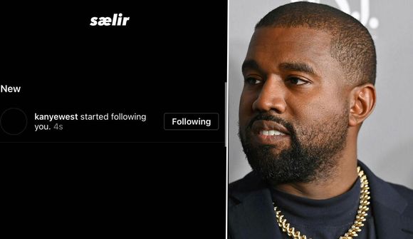 Súrrealískt að fá „follow“ frá Kanye West