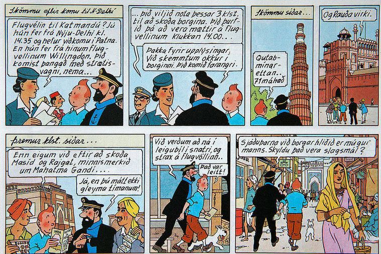 the adventures of tintin book