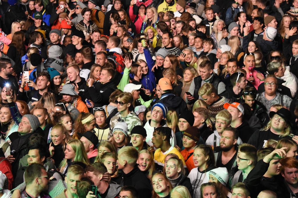 Mannfjöldi Þjóðhátíð var síðast haldin í Vestmannaeyjum sumarið 2019.