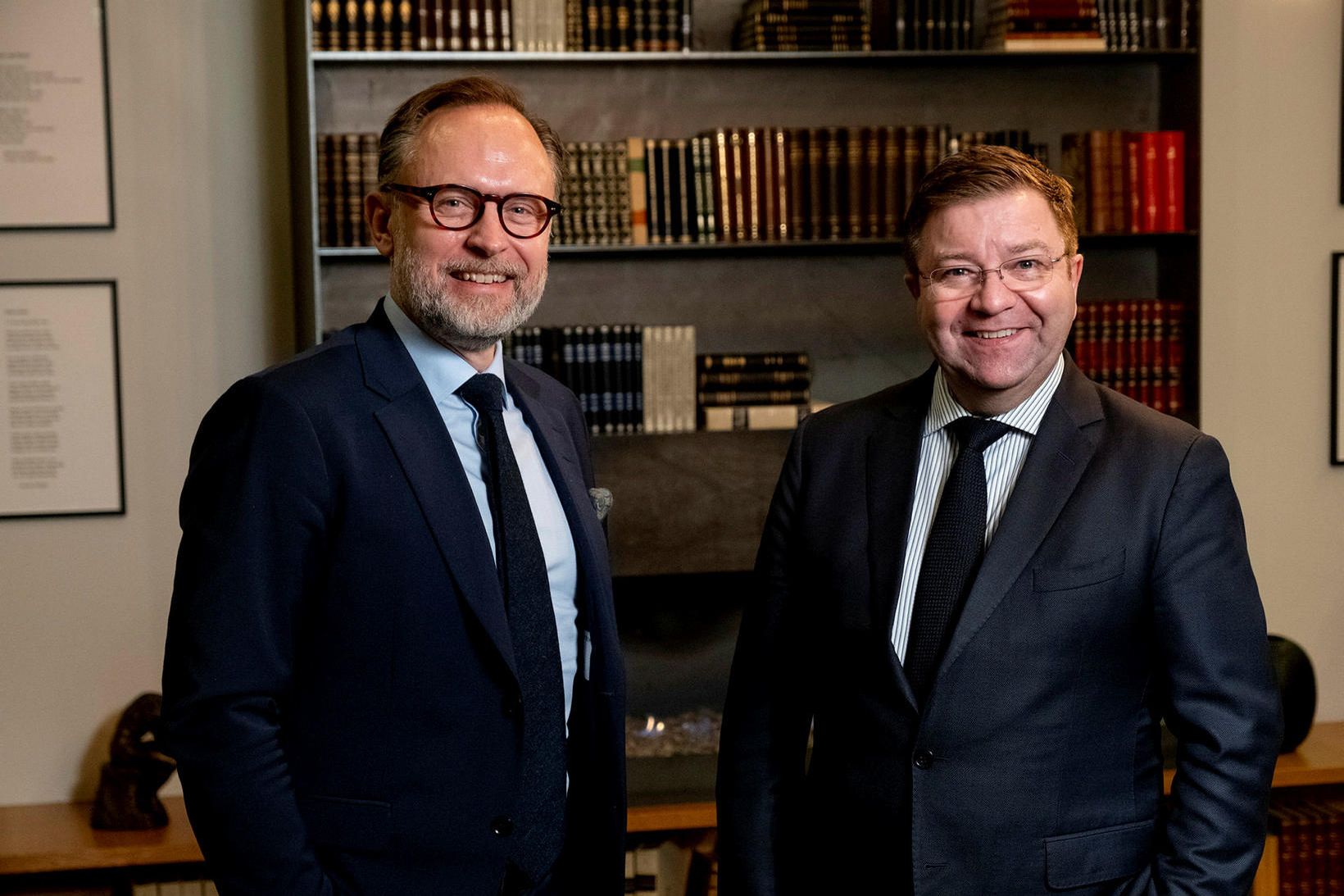 Frederik Fexe, aðstoðarframkvæmdastjóri Business Sweden, og Pétur Óskarsson framkvæmdarstjóri Íslandsstofu.