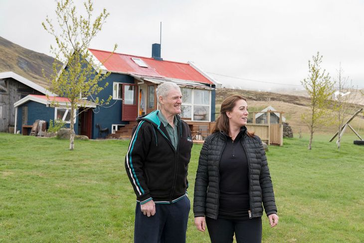 Sveinn Sigurjónsson múrarameistari keypti Þverárkot árið 1989. Dóttir hans Kolbrún Anna er komin með nóg ...