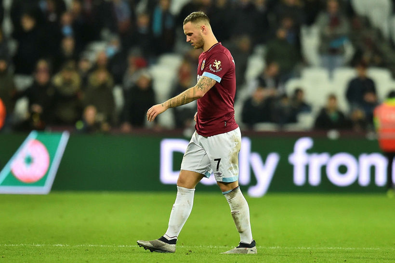 Arnautovic úr leik næsta mánuðinn