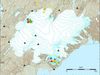 A map showing the earthquakes last night.