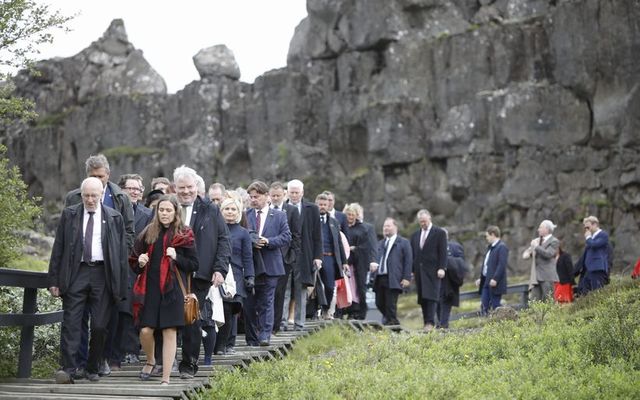 Hátíðarfundur á Þingvöllum 18. júlí 2018.