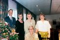 Með börnunum Sigfús, Alda, Dunna og Gréta ásamt Önnu á 80 ára afmæli hennar, árið 1998.