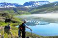 Tungudalsvatn Tungudalur gengur inn af Stíflu í Fljótum. Yfirborð vatnsins í dalnum mun hækka um 8 metra gangi virkjunaráformin eftir.
