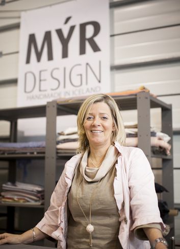Helga Björg Steinþórsdóttir, fatahönnuður í Mýr Design.