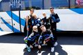 Hatari Heimferð íslenska Eurovisionhópsins frá Tel Aviv fékk heldur óskemmtilegt upphaf á flugvellinum.