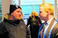 Í Landsrétti Atli Már, t.v., með Gunnari I. Jóhannssyni lögmanni.